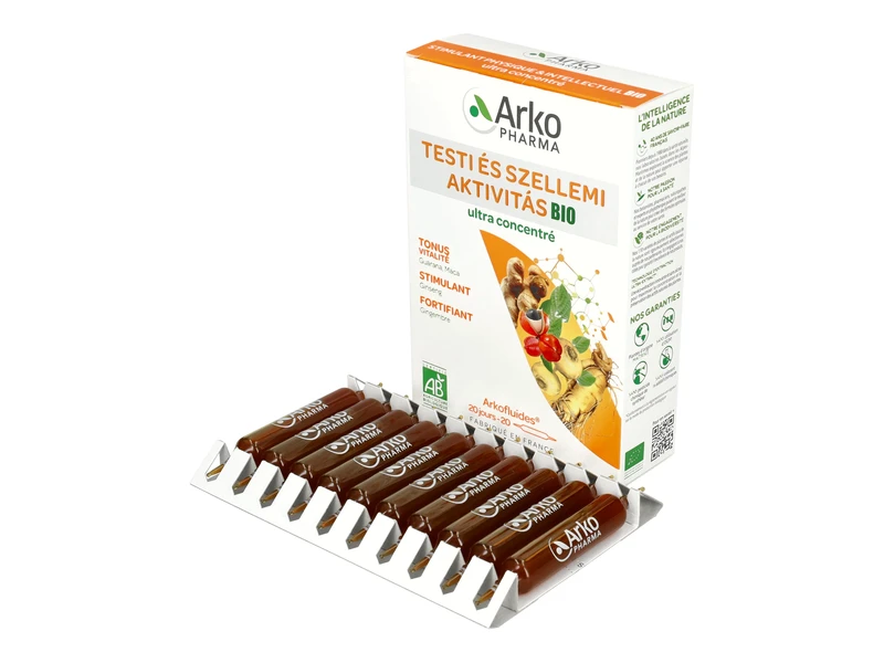 Arkofluids Bio Testi és szellemi aktivitás 20db ampulla