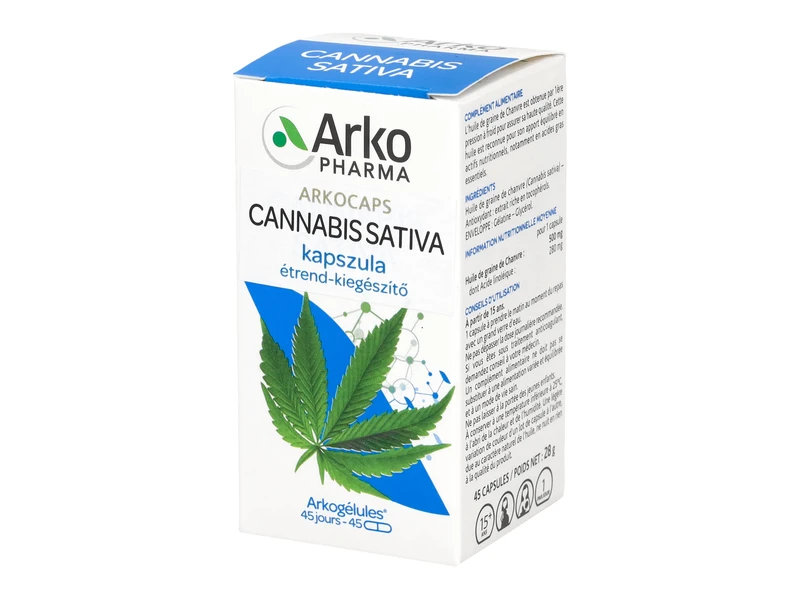 Arkocaps Cannabis Sativa kapszula 45 db