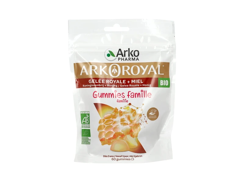 Arkoroyal Gumicukor(Méhpempő+méz) 60 db