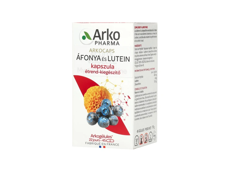 Arkocaps Áfonya és Lutein kapszula 45 db