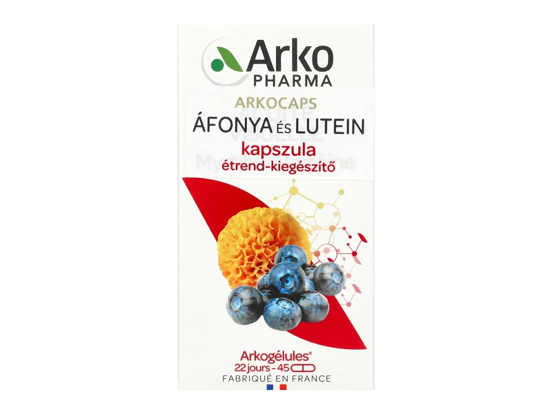 Arkocaps Áfonya és Lutein kapszula 45 db