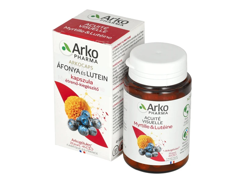 Arkocaps Áfonya és Lutein kapszula 45 db