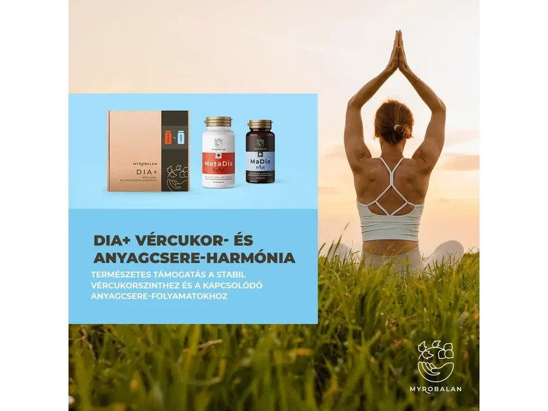 Myrobalan Dia+ csomag 30 napi adag (60db+60db)