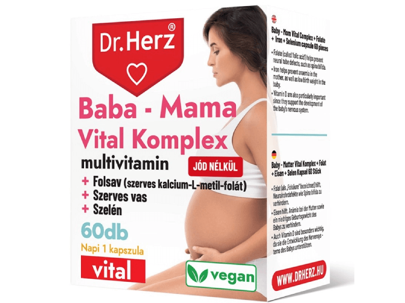 Dr.Herz Baba-Mama Vital Komplex 60 db kapszula