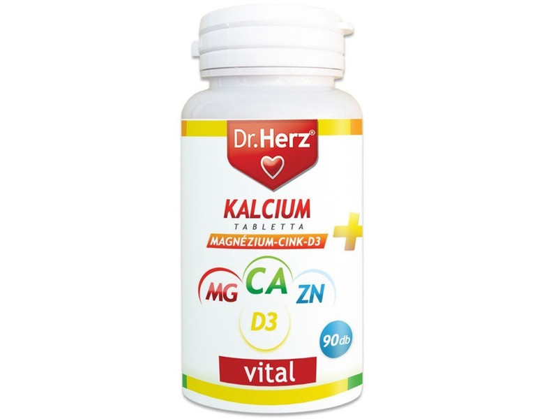 dr.Herz Kalcium+Magnézium+Cink+D3 90db