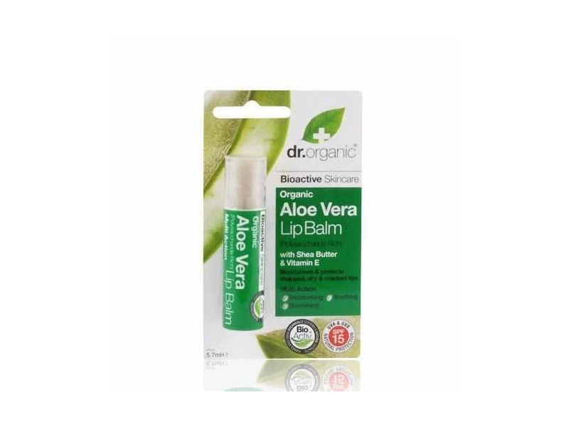 Dr. Organic Bio Aloe Vera Ajakbalzsam 5,7 ml