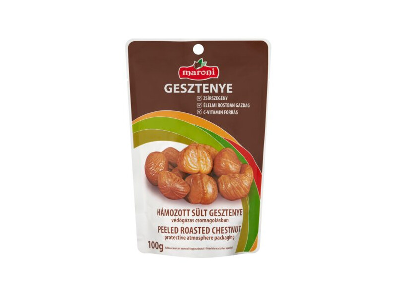 MARONI GESZTENYE HÁMOZOTT EGÉSZ SÜLT 100g