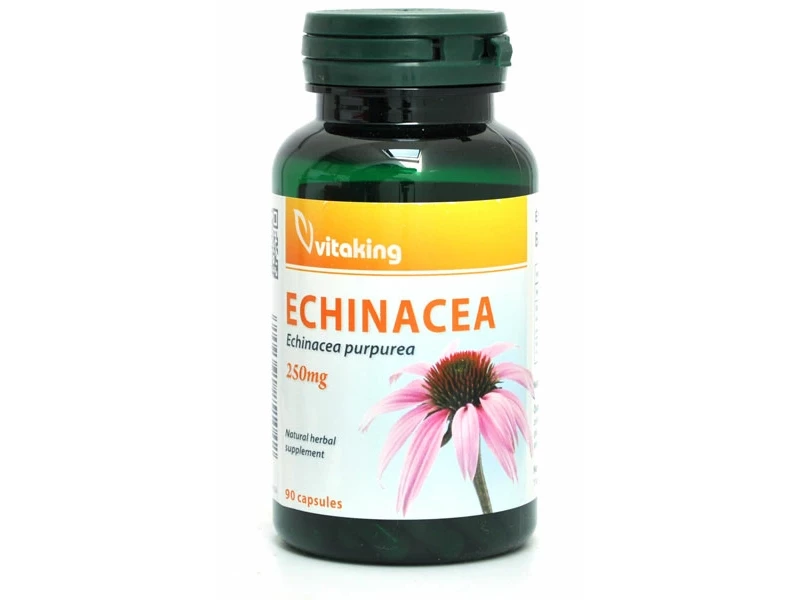 Echinacea 250 mg Bíbor kasvirág 90 db kapszula (Vitaking)
