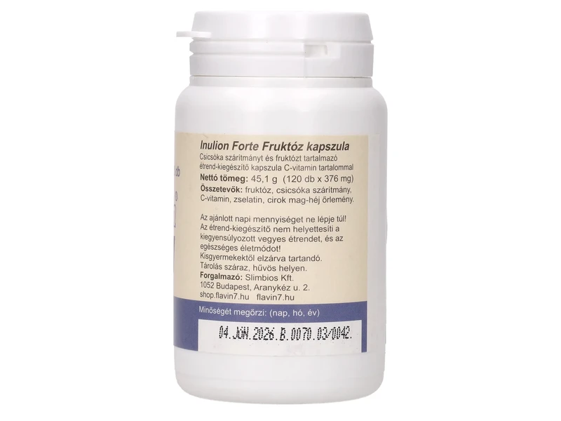 Flavin Inulion Forte Fruktóz 120db