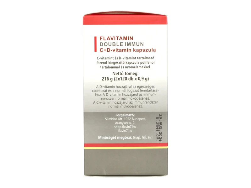 Flavitamin Double Immun C+D vitamin 2 x120db