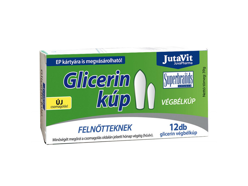 JutaVit Glicerin kúp felnőtteknek 12db