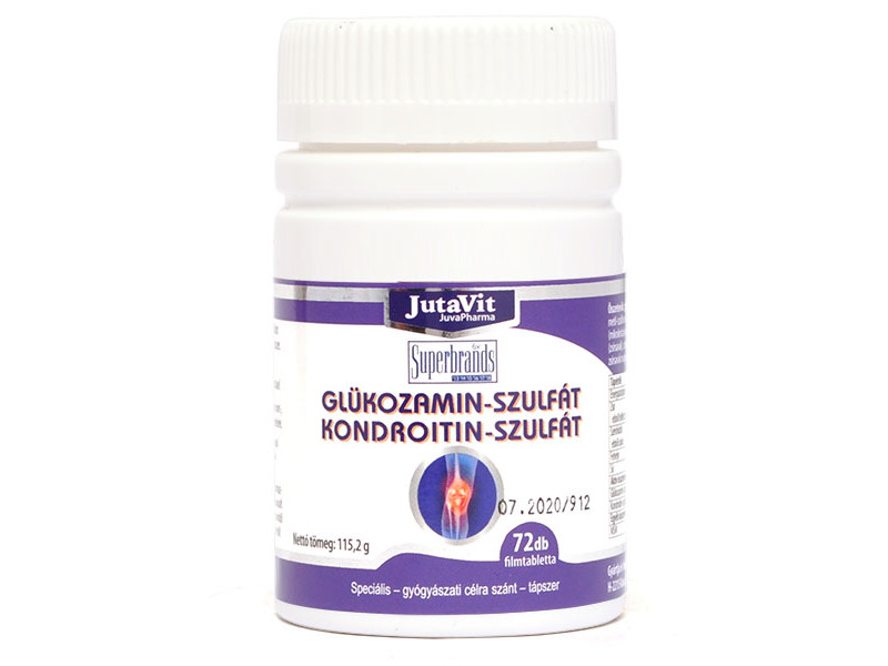 JutaVit Glükozamin+Kondroitin+MSM filmtabletta - 72x(60+12)
