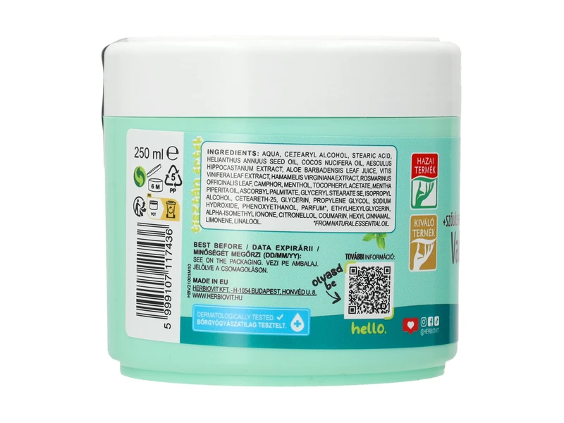 Herbiovit Vadgesztenyés lábkrém 250ml