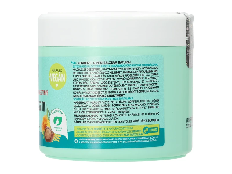 Herbiovit Alpesi balzsam natural 250ml