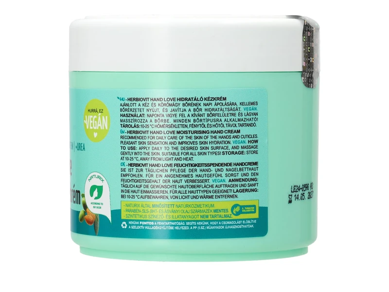 Herbiovit Hand Love hidratáló kézkrém 250ml