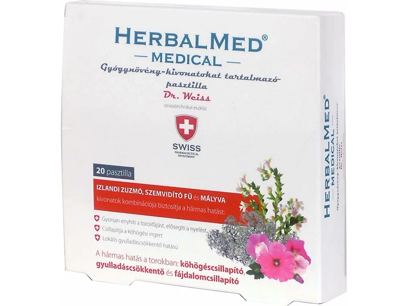 Herbal Med medical pasztilla 20db
