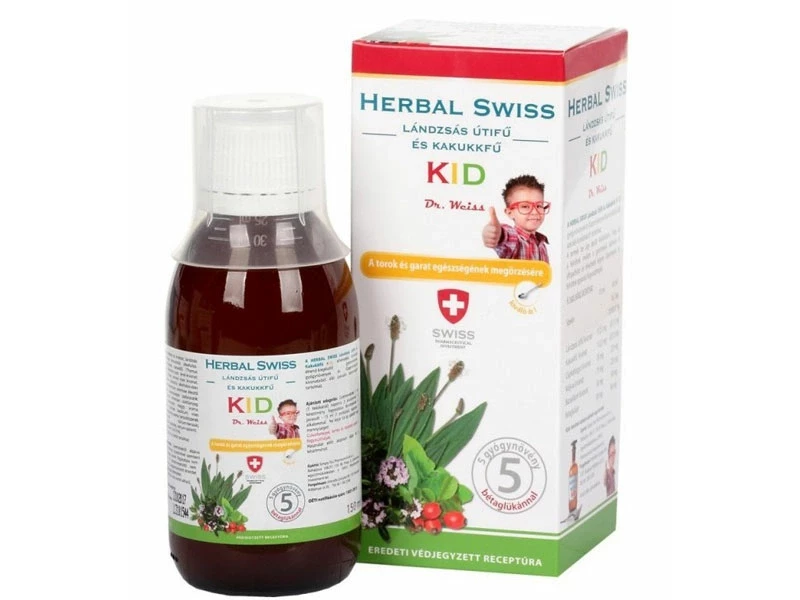 Herbal Swiss Kid folyékony szirup 150ml