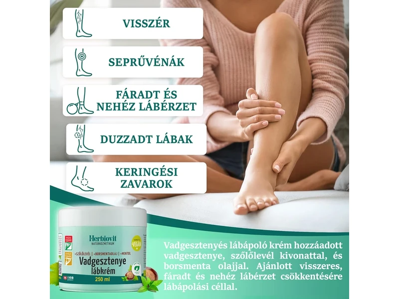 Herbiovit Vadgesztenyés lábkrém 250ml