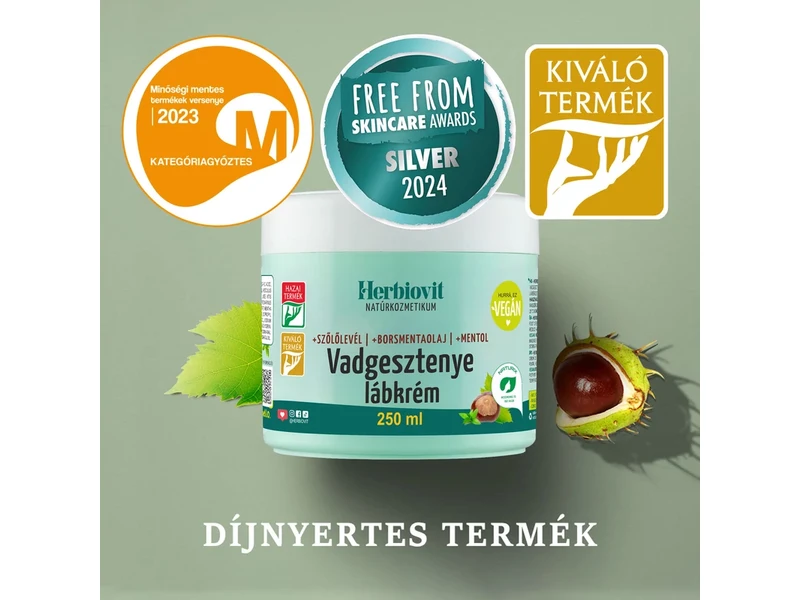 Herbiovit Vadgesztenyés lábkrém 250ml