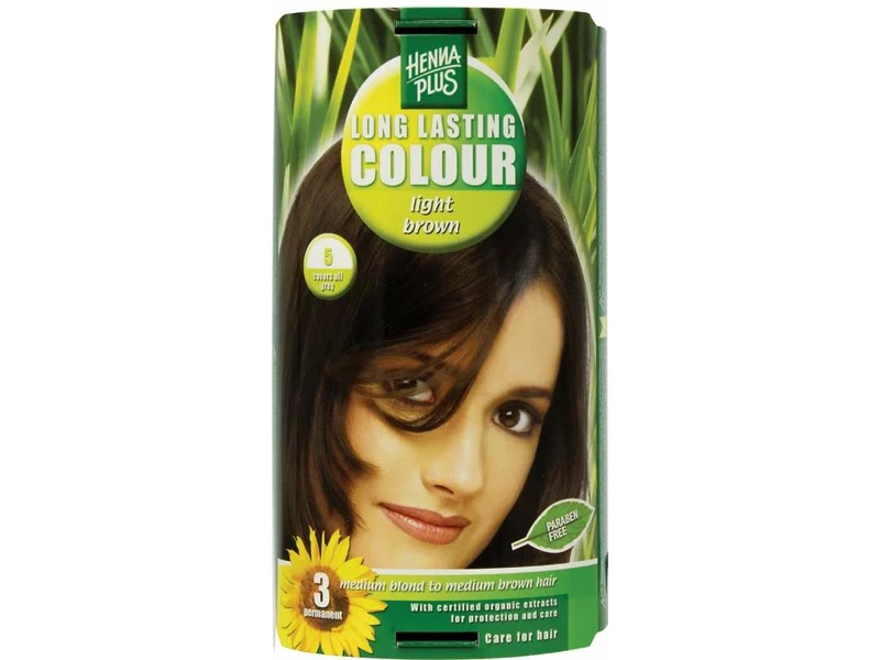 HennaPlus 1db 5 világos barna hajfesték