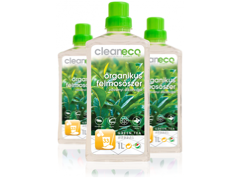 Cleaneco Organikus felmosószer green tea herbal illat 1L