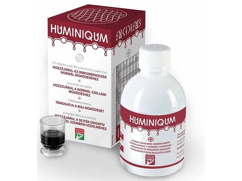 Huminiqum huminsav alapú szirup 250ml