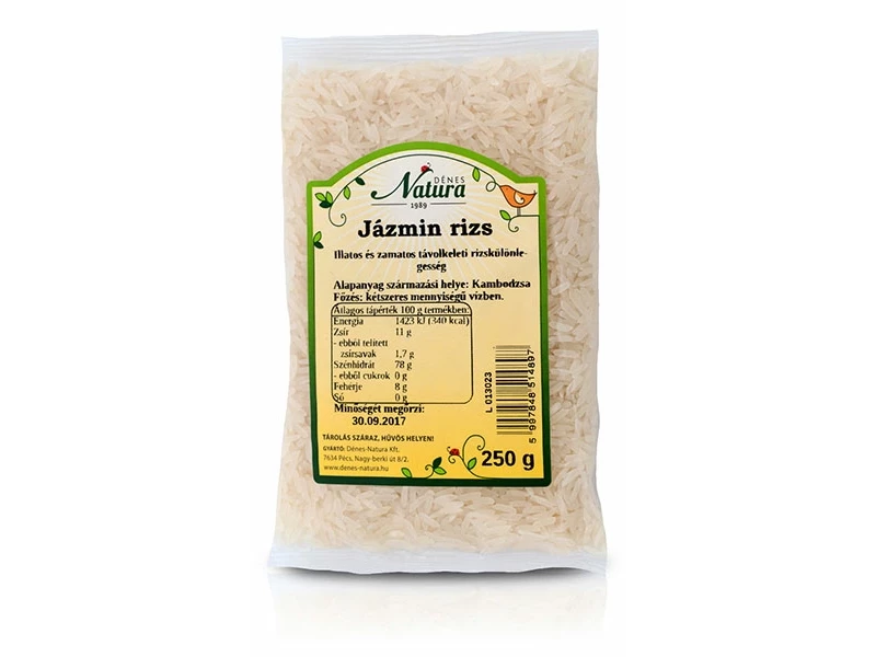 Natura Jázmin rizs fehér 0,25kg