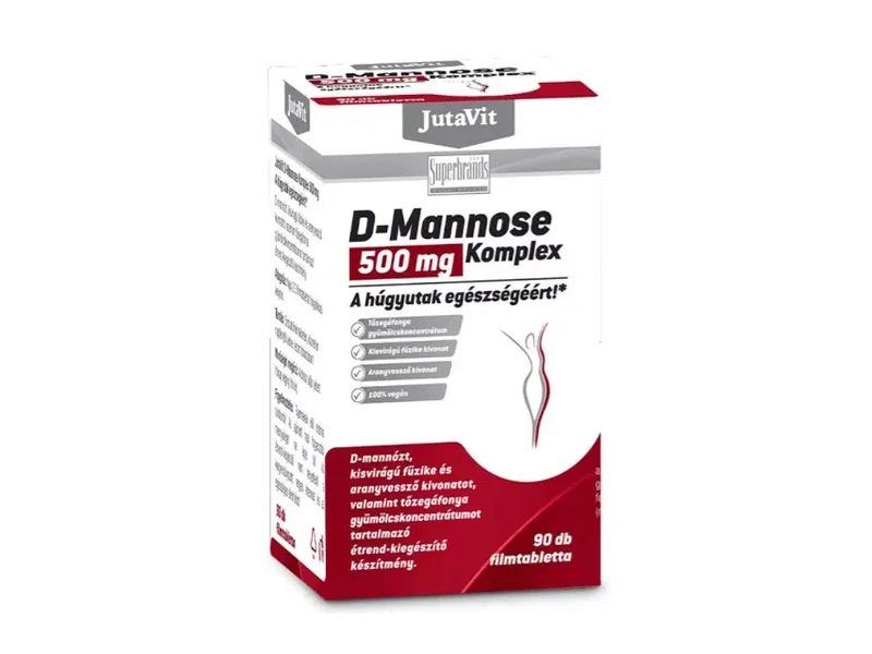 Jutavit D-Mannose Komplex 500 mg filmtabletta 90 db