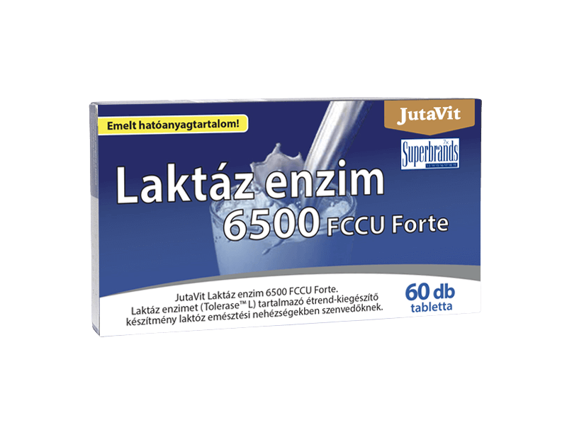 Jutavit Laktáz Enzim 6500 FCCU Forte tabletta 60db