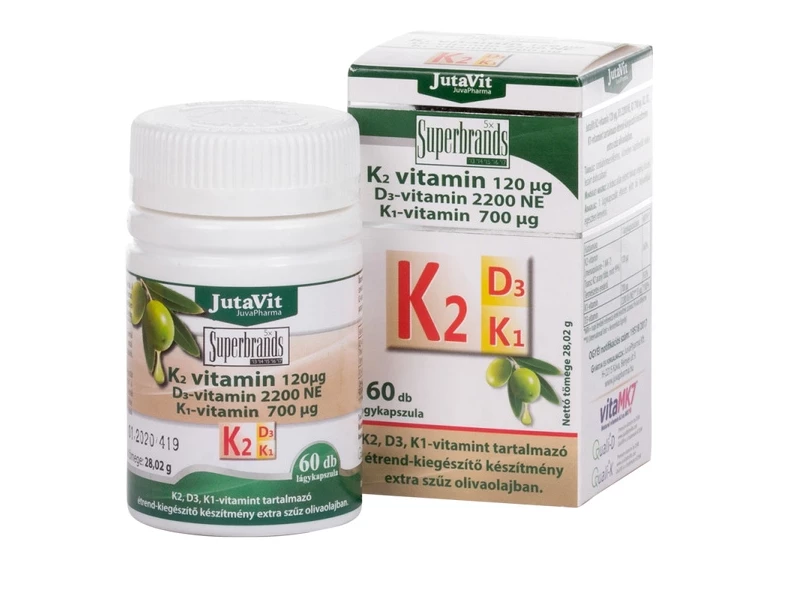 Jutavit K2-vitamin 120μg tabletta 60x