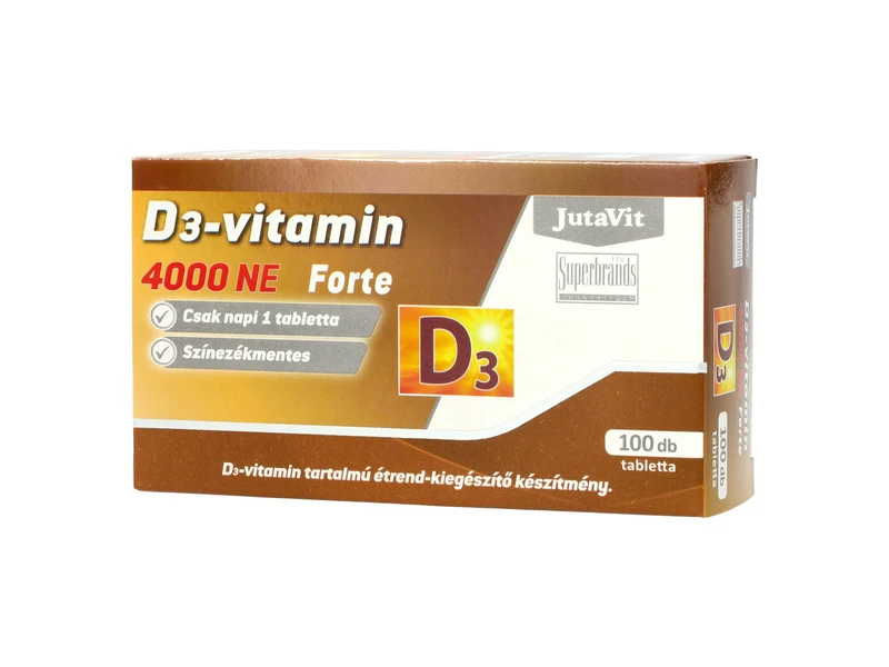 JutaVit D3 vitamin 4000NE (100µg) FORTE 100db