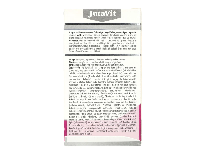 Jutavit Magzatvédő terhesvitamin 60db