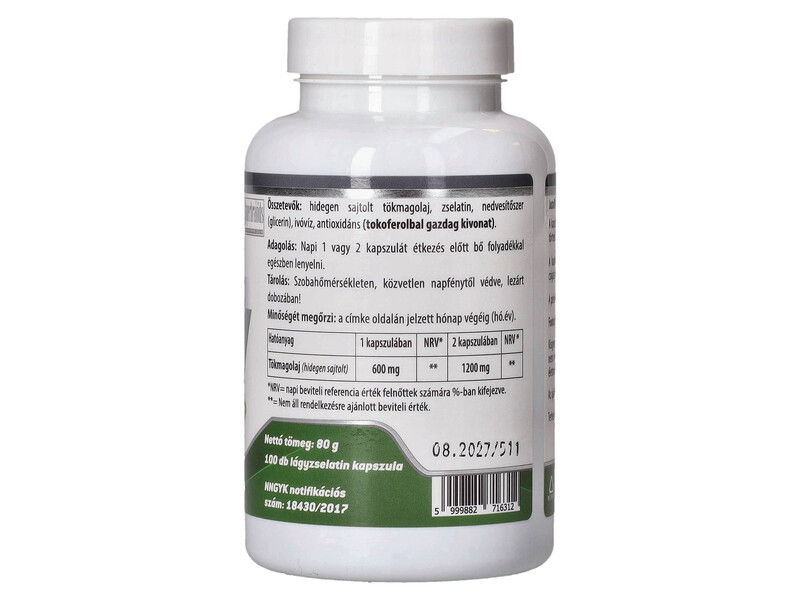 Jutavit Tökmagolaj 600mg 100db kapszula