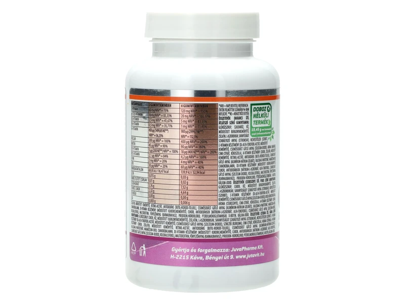 Multivitamin Gumivitamin narancs,cseresznye,citrom ízű 60 db