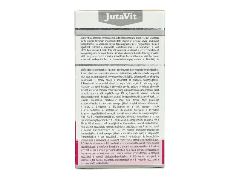 JutaVit Magzatvédő terhesvitamin (JÓD nélkül) 60db