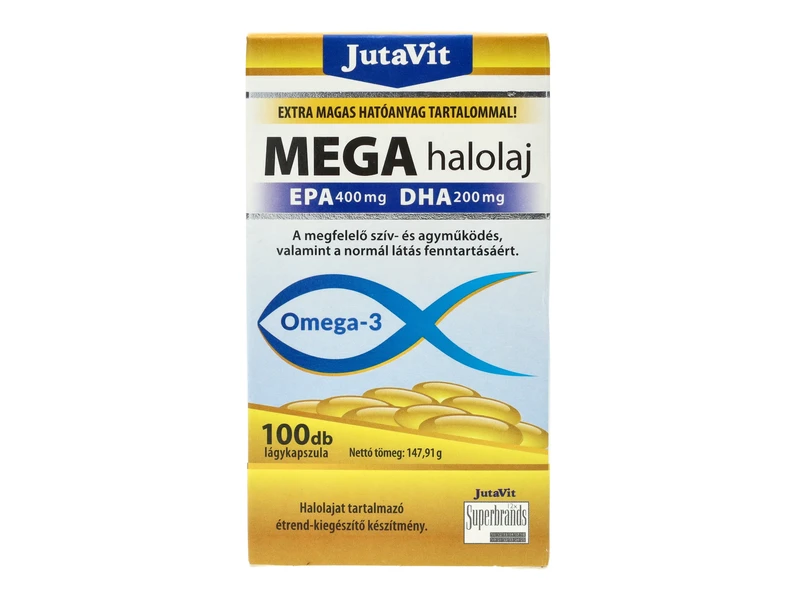 Jutavit Mega Omega-3 halolaj 100db