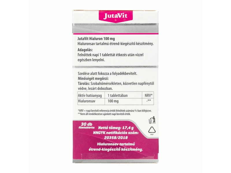 JutaVit HIALURON forte 100mg 30db