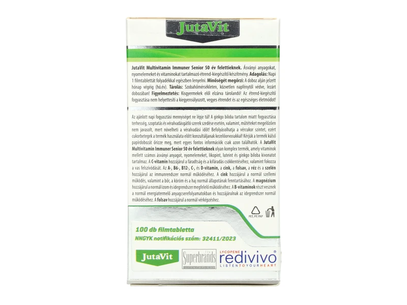 JutaVit Multivitamin felnőtteknek 50+ 100db