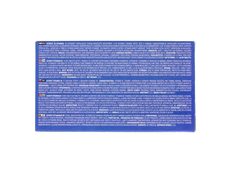 Jutavit Vitamin B1 10mg (Tiamin) 60db