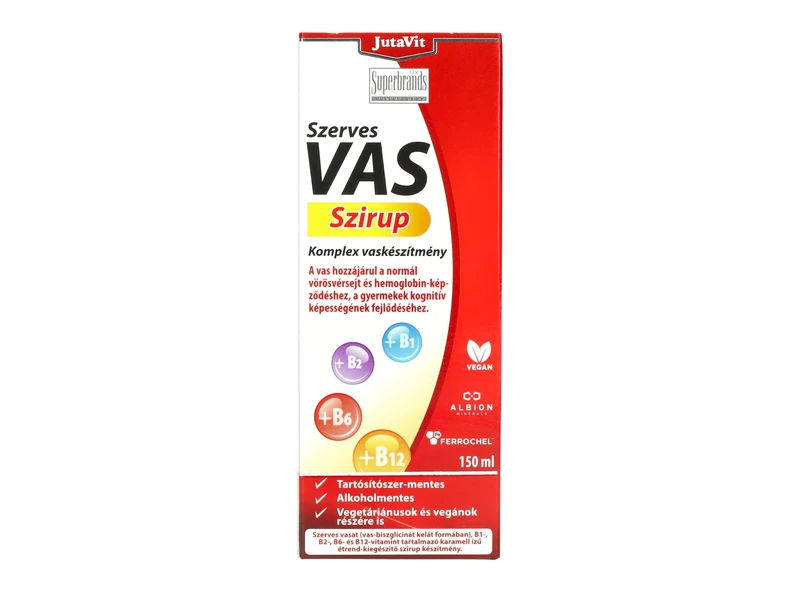 JutaVit Szerves Vas Szirup 150 ml