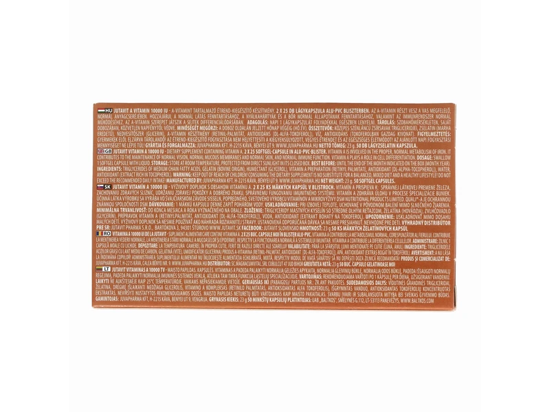 Jutavit A-vitamin 10000 NE 50db