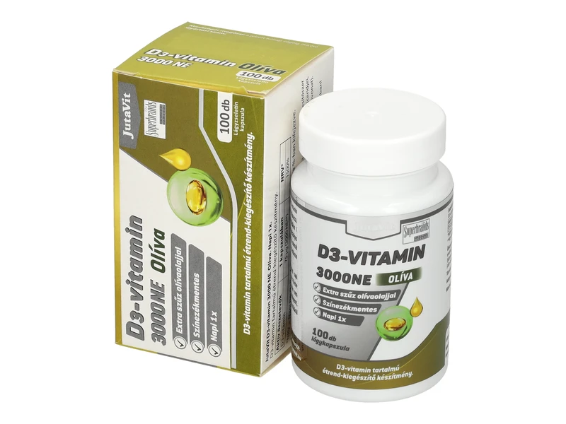 JutaVit D3-vitamin 3000 NE Oliva 100db