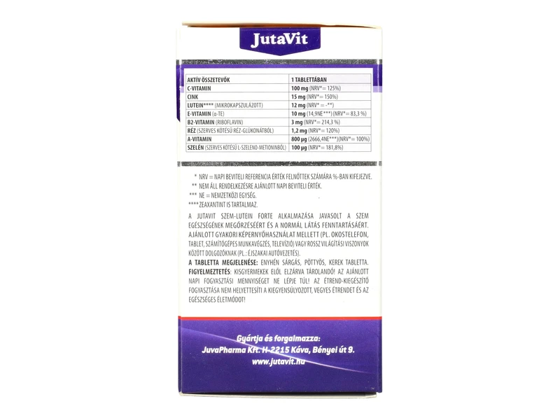 JutaVit Szem-Lutein forte 12mg 60db