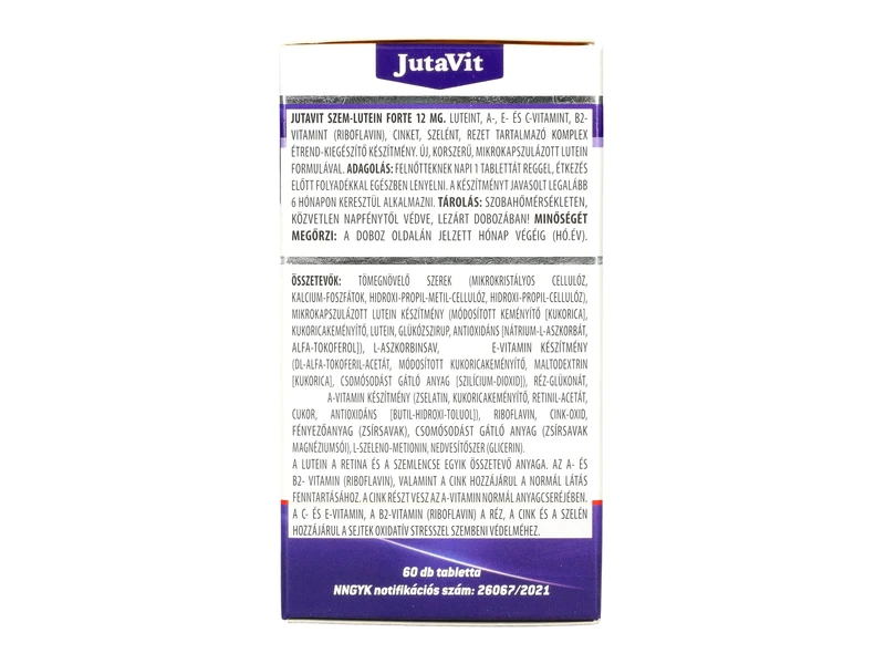 JutaVit Szem-Lutein forte 12mg 60db