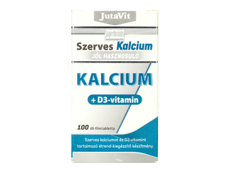 Jutavit Szerves Kalcium 350 mg+D3 Vitamin 100 db tabletta