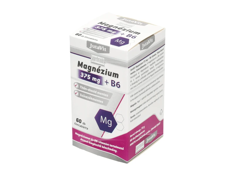 JutaVit Magnézium 375mg+B6 60db