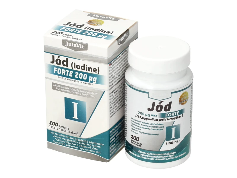 Jutavit jód forte tabletta 100db
