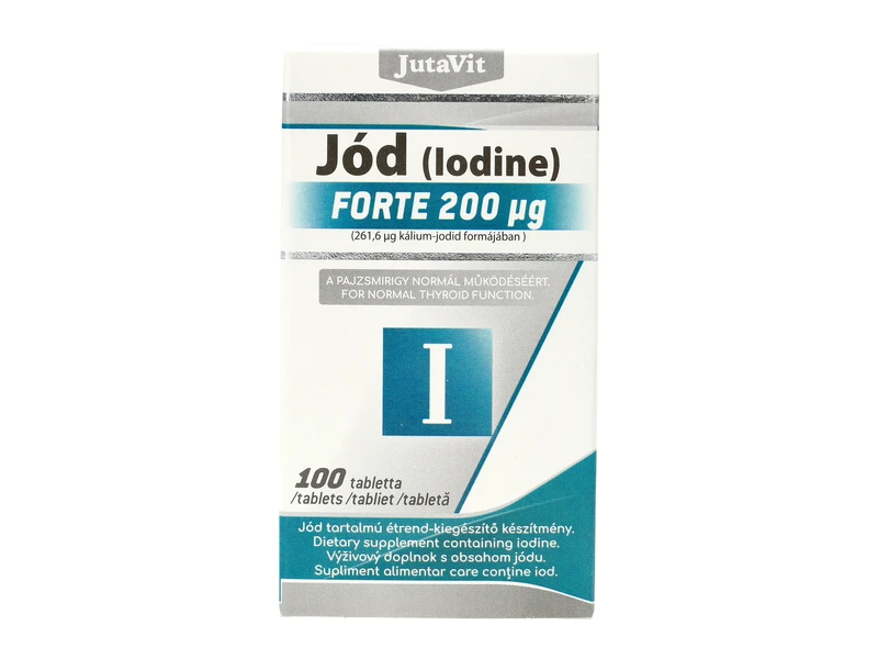 Jutavit jód forte tabletta 100db