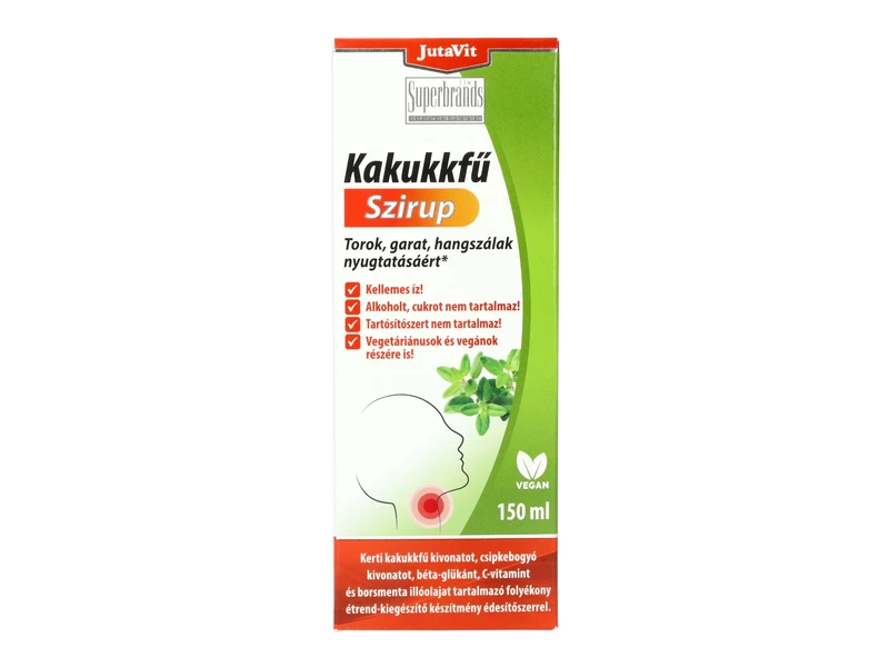 JutaVit Kakukkfű szirup cukormentes 150ml