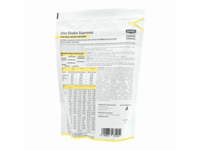JutaVit Diet Shake Supreme Vanília íz 702 g